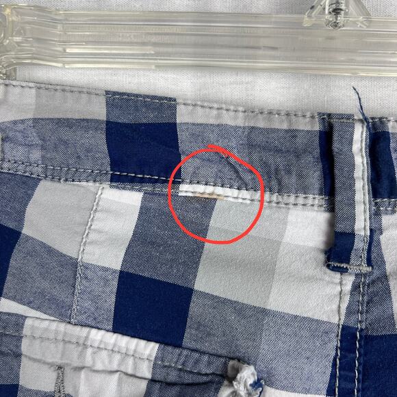 Vintage Aeropostale Shorts Juniors Y2K Low Rise Micro Mini Plaid Check Preppy - Picture 4 of 6